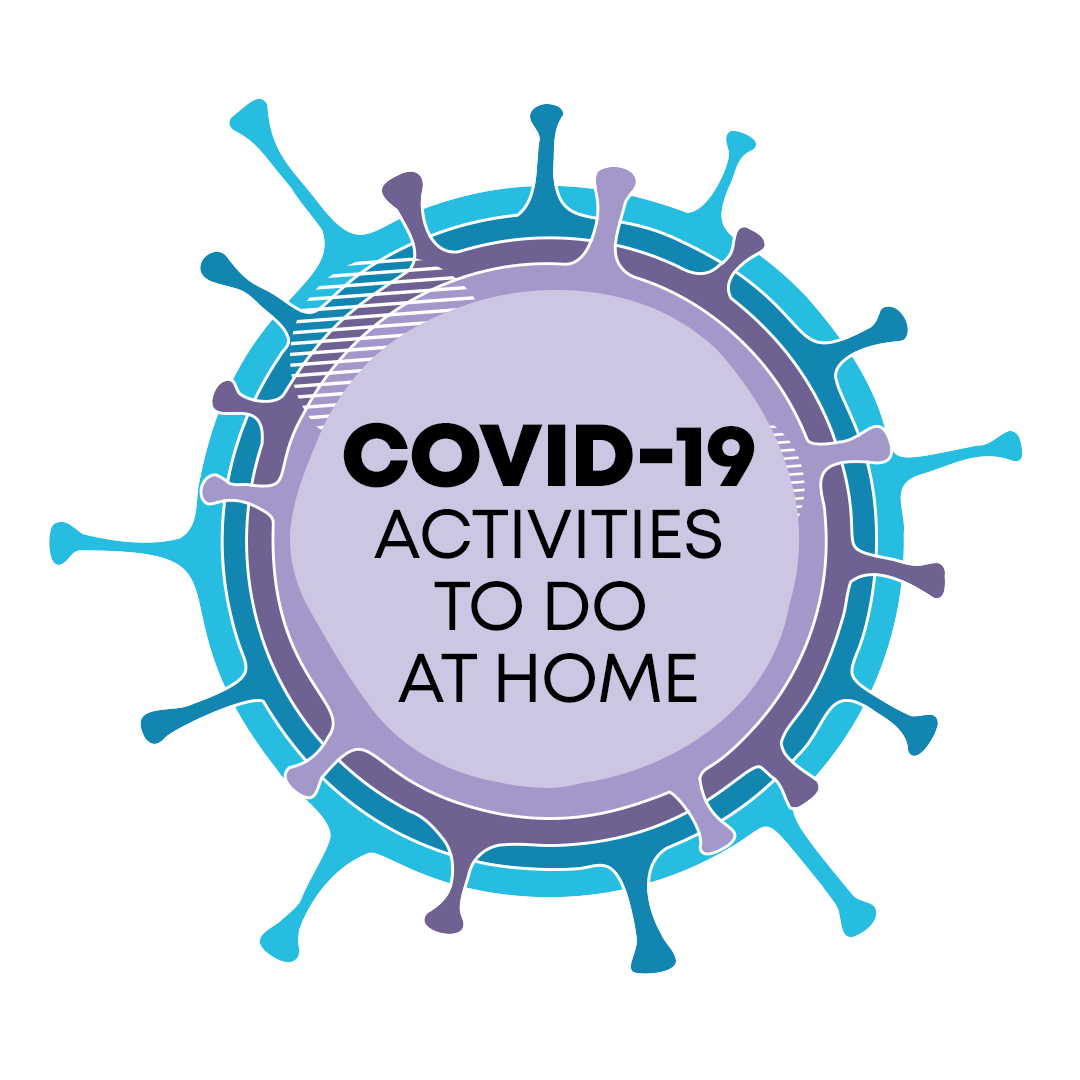 simplified drawing of coronavirus