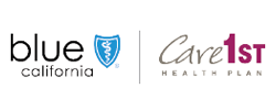 Blue Shield of CA + Care 1st logo
