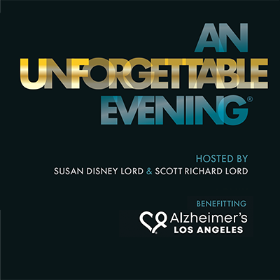"An Unforgettable Evening" in display font