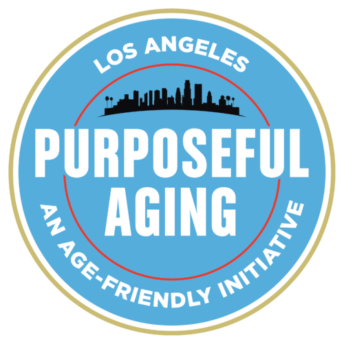 Los Angeles Purposeful Aging logo
