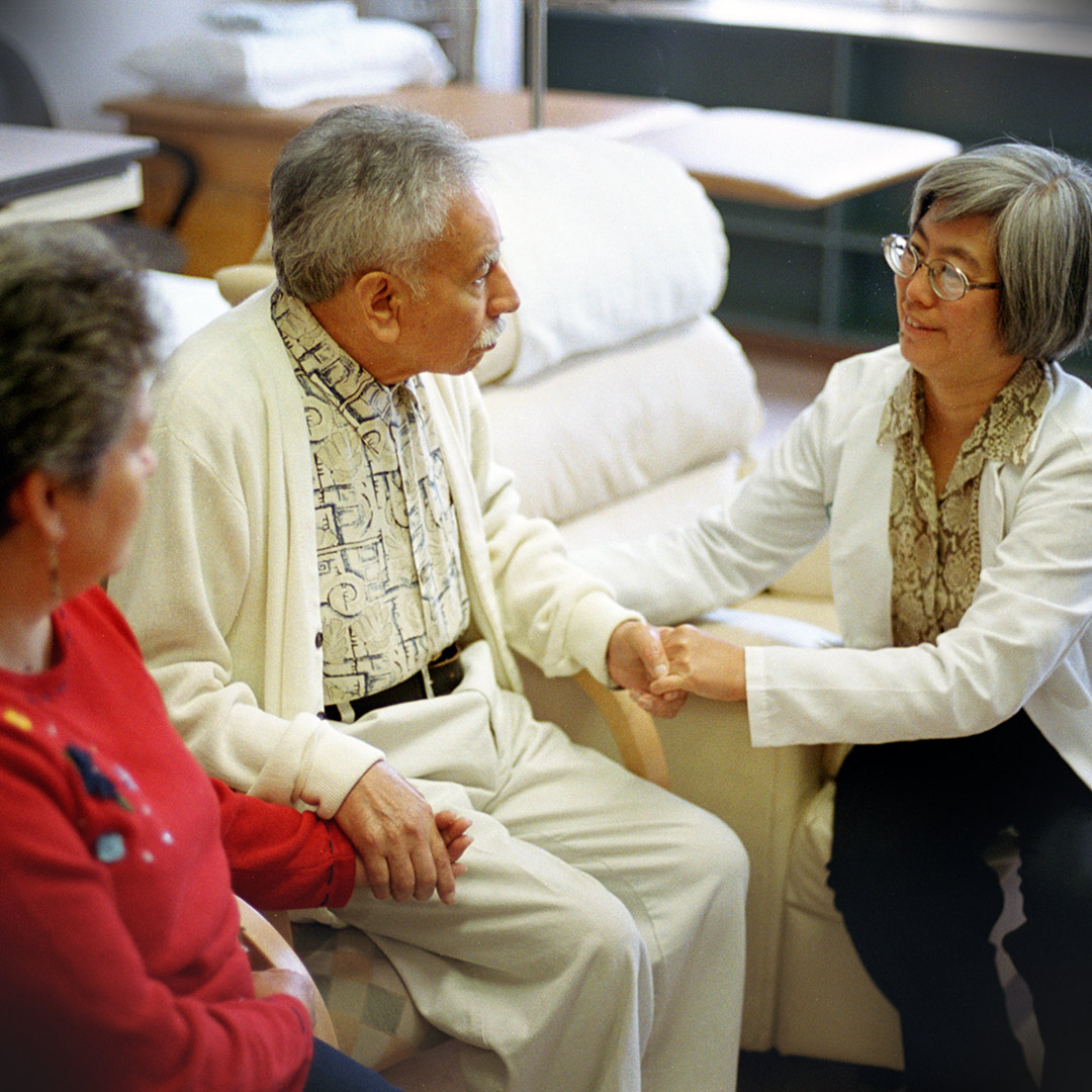 Dr Helena Chui with patient