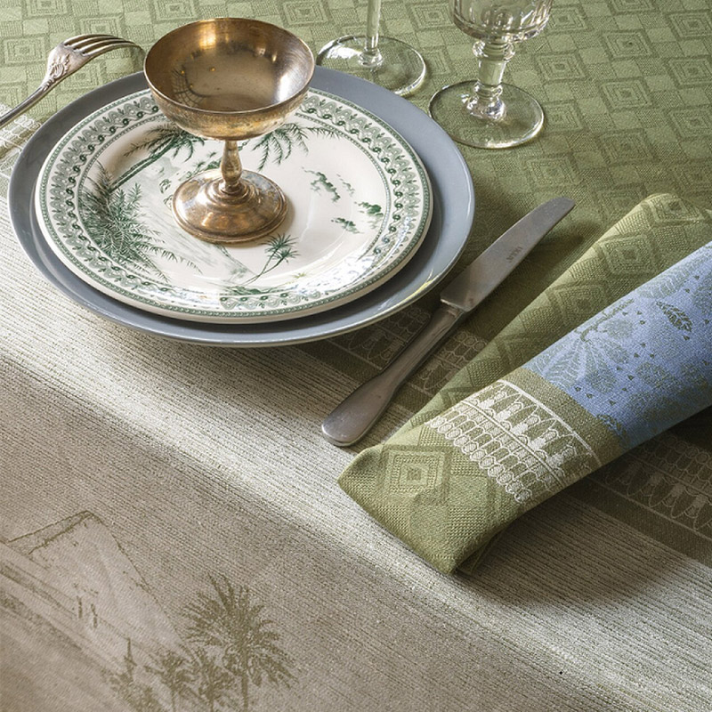 table linens imported by Lavender Blue