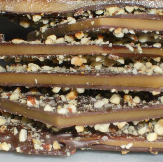 chocolate covered toffee