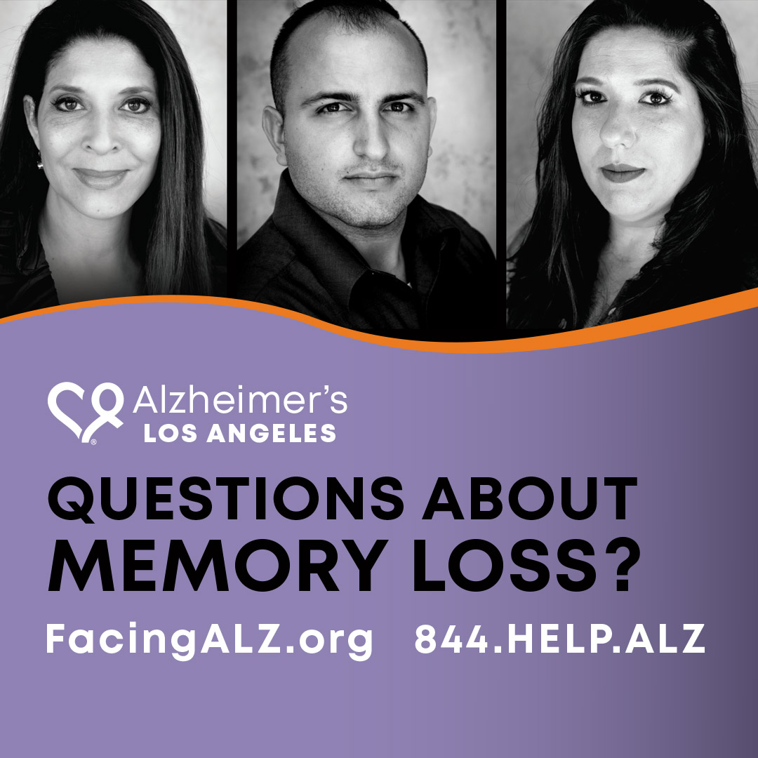 Facing Alzheimer's Together web ad - Questions About Memory Loss? Alzheimer's Los Angeles