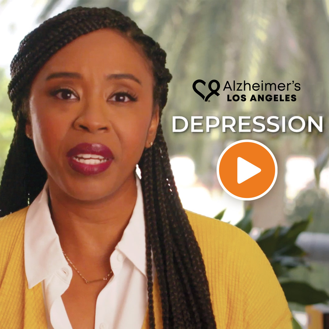 screenshot of Caregiver Tip Video 11 - Depression