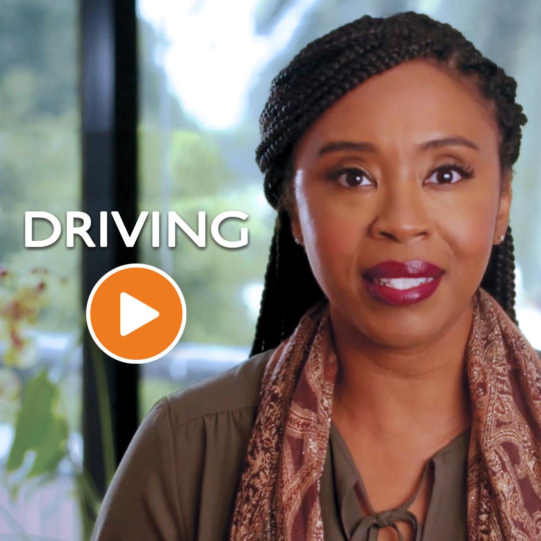 screenshot of Caregiver Tip Video 14 - Driving