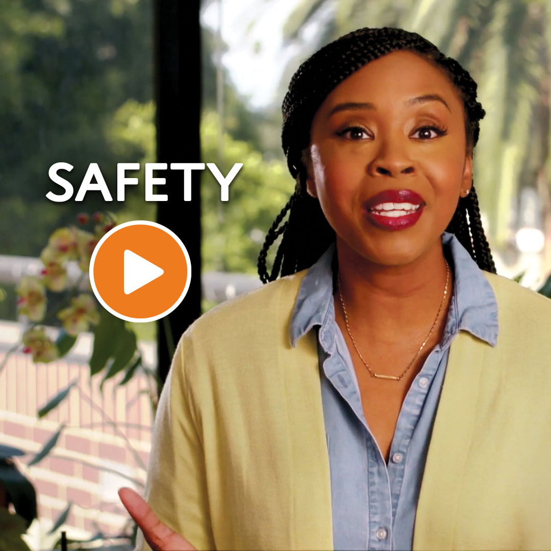screenshot of Caregiver Tip Video 17 - Safety