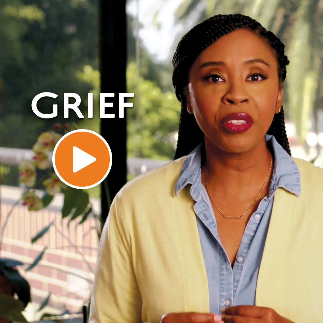 screenshot of Caregiver Tip Video 18 - Grief