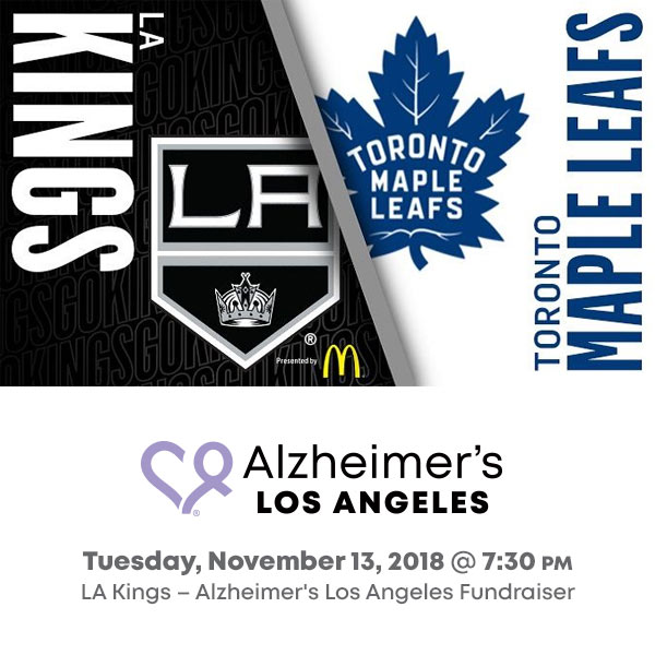 LA Kings - Alzheimer's Los Angeles fundraiser