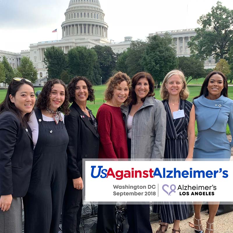 UsAgainstAlzheimer's 2018 - Alzheimer's Los Angeles delegation