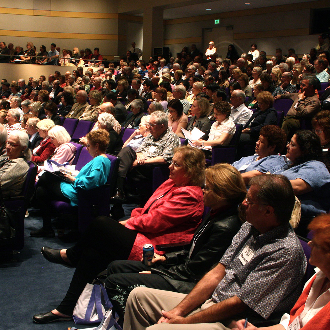 audience at the Early Memory Loss Forum in 2007