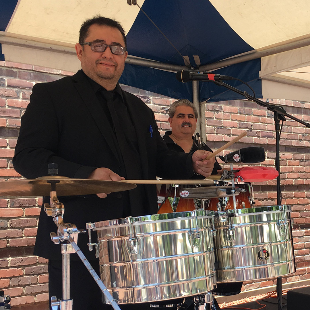 men playing percussion instruments