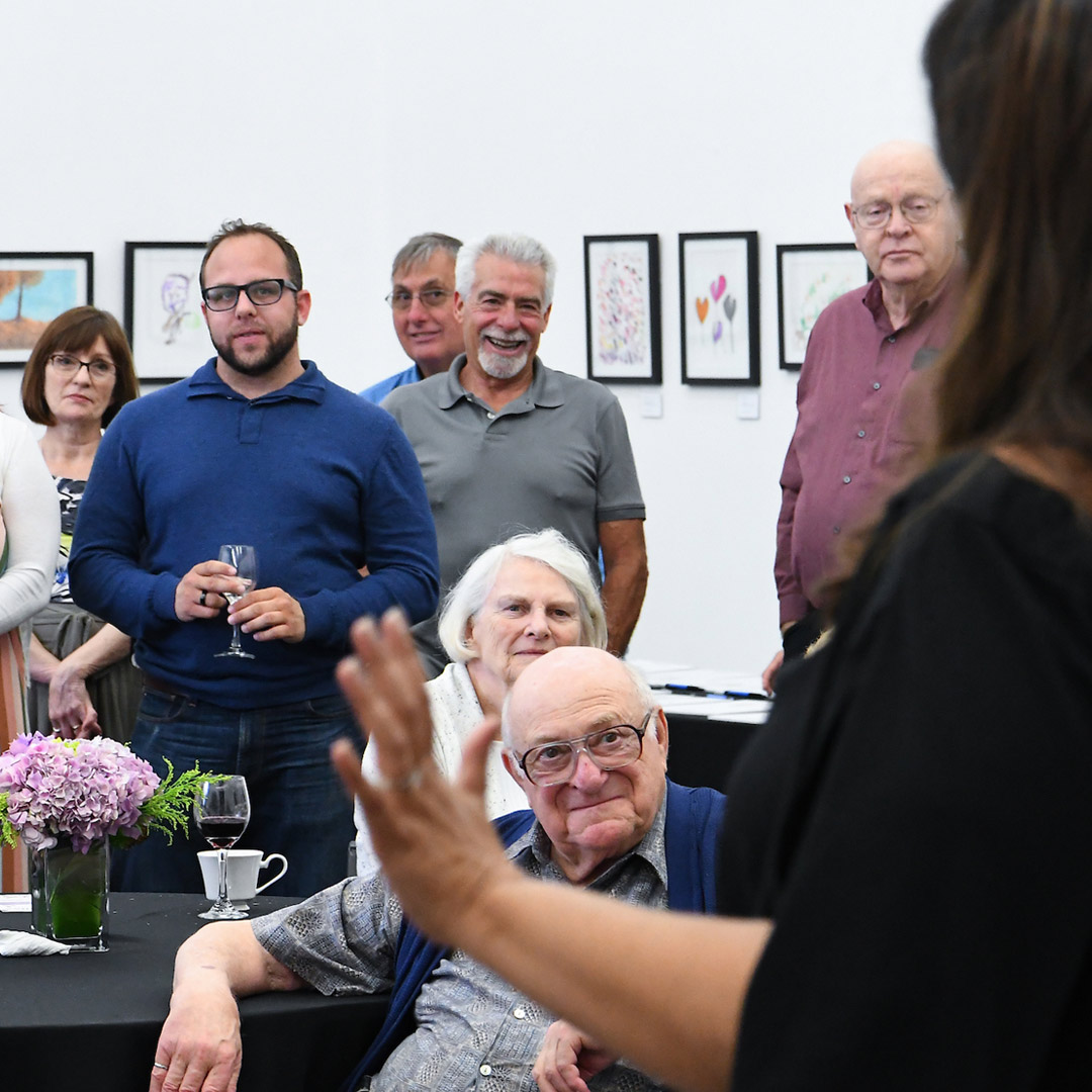 Nani from LA Opera singing at Memories in the Making Exhibition 2019