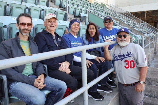 basebALZ-goes-to-dodgers-game The basebALZ group at a Dodger game