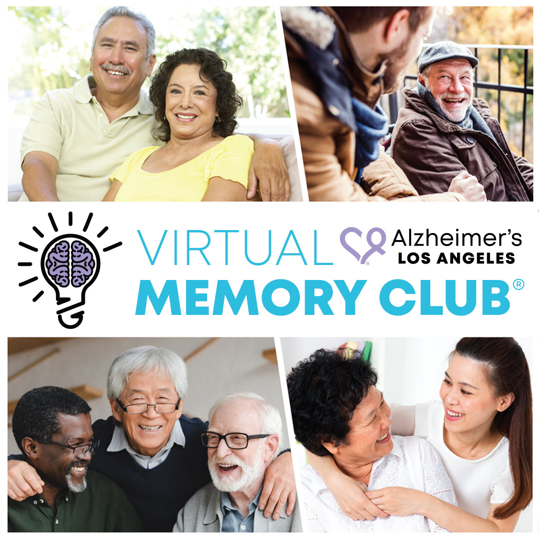 virtual-memory-club diverse people attending Memory Club
