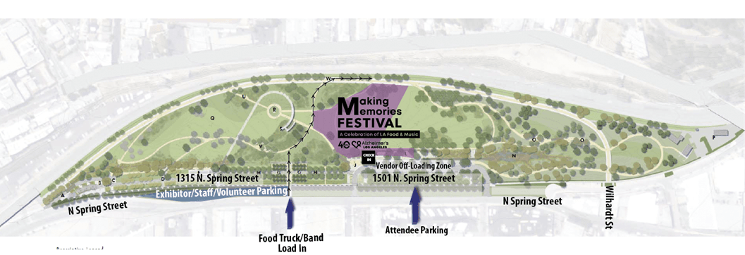 Making-Memories-Festival-2021-venue-map map of Los Angeles State Historic park