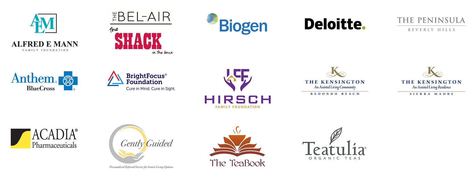 Visionary Women's Afternoon Tea 2021 sponsor logos