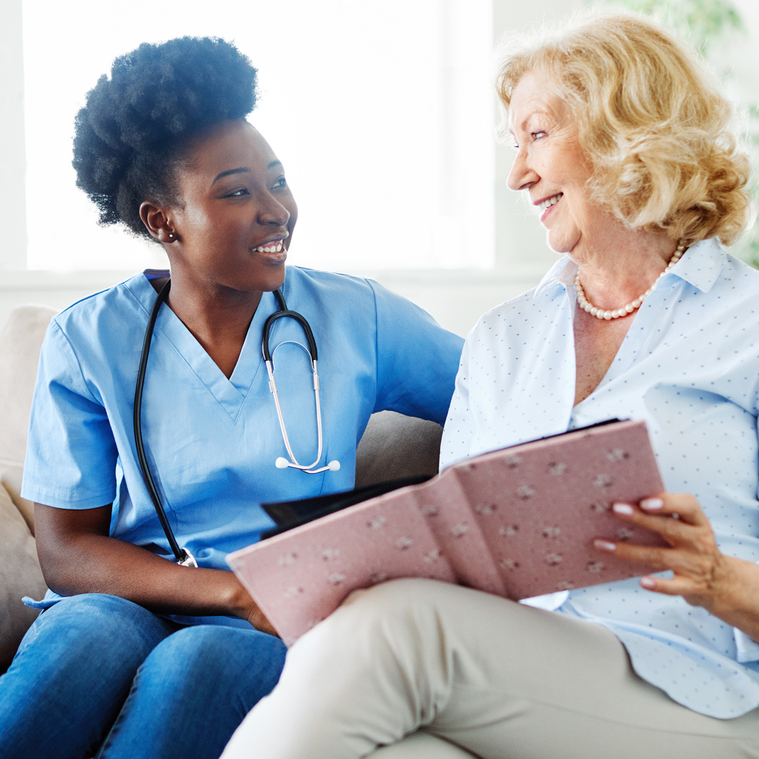 doctor talking with patient