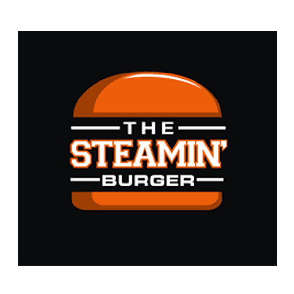 The Steamin' Burger logo
