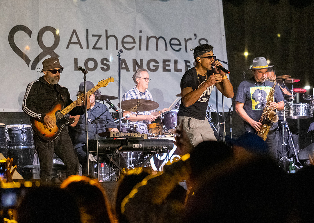 Headliners Ozomatli performing