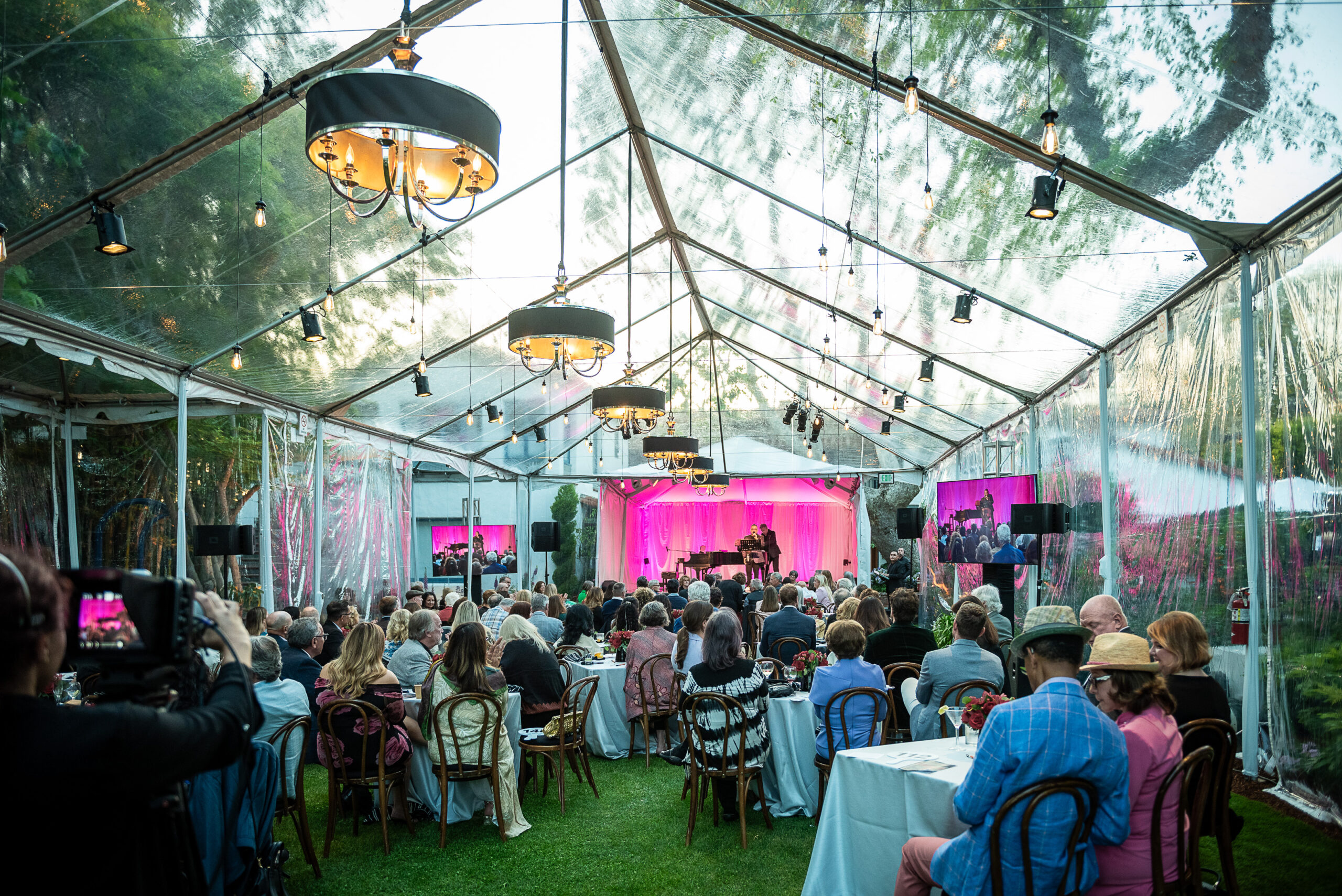 An Unforgettable Evening 2025 - event tent and crowd