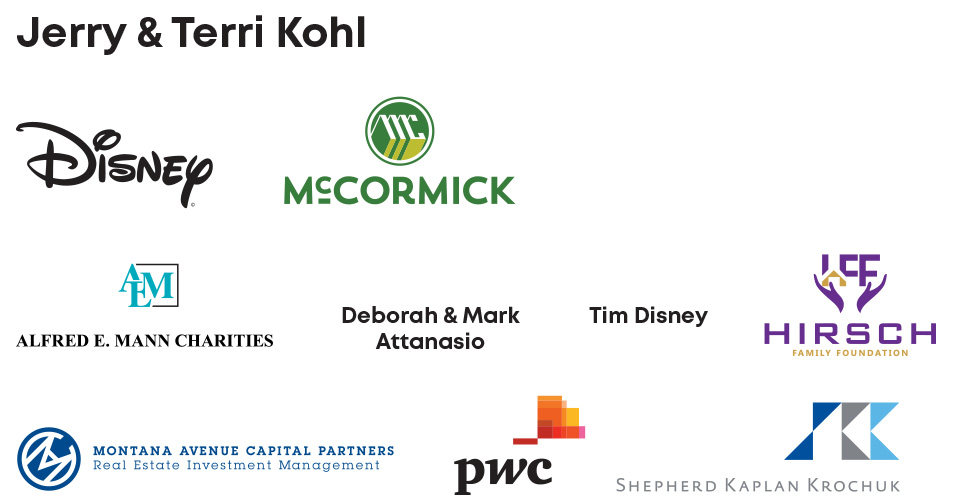 An Unforgettable Evening 2024 sponsor logos